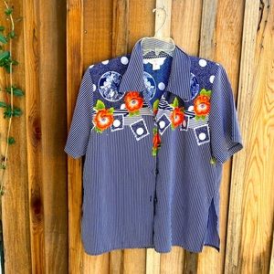 Vintage “Member” brand XXL top